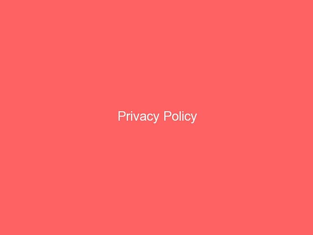 Privacy Policy